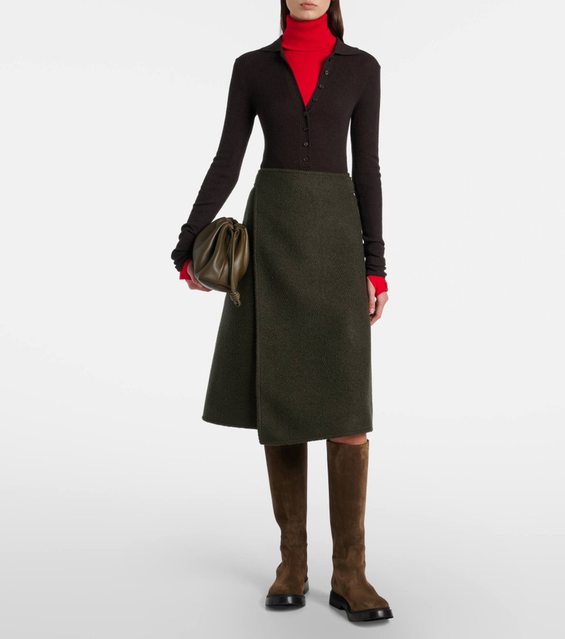 Proenza Schouler Bank suede knee-high boots outlook