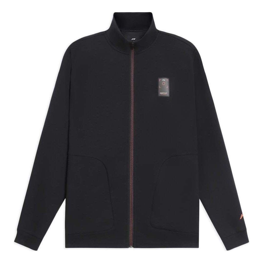 Li-Ning Label Logo Training Jacket 'Black' AWDS787-2 - 1