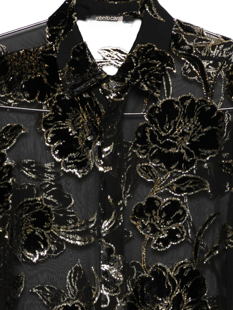 floral-textured blouse 3