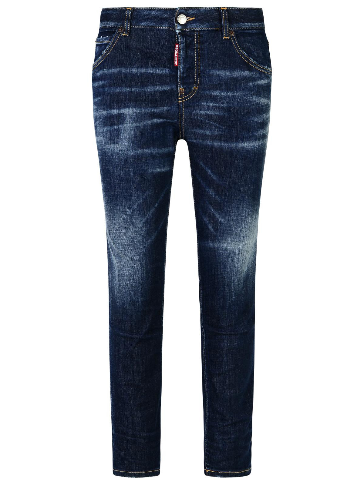 Dsquared2 'Cool Girl' Blue Cotton Blend Jeans Women - 1
