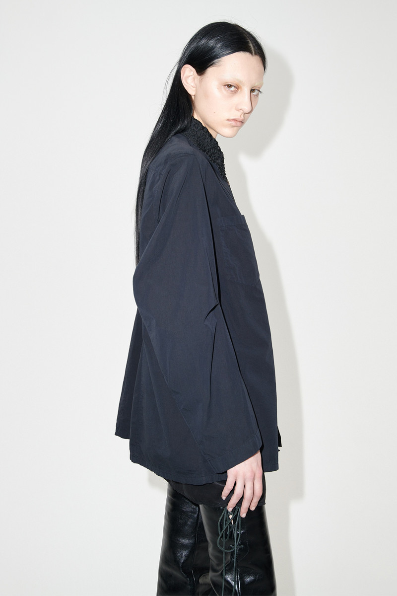 Machine Shirt Black Bleached Cupro Laced 5