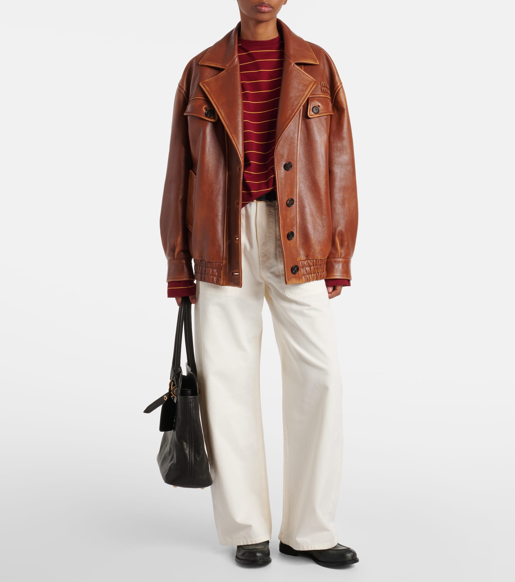 Ayla high-rise cotton cargo pants - 2