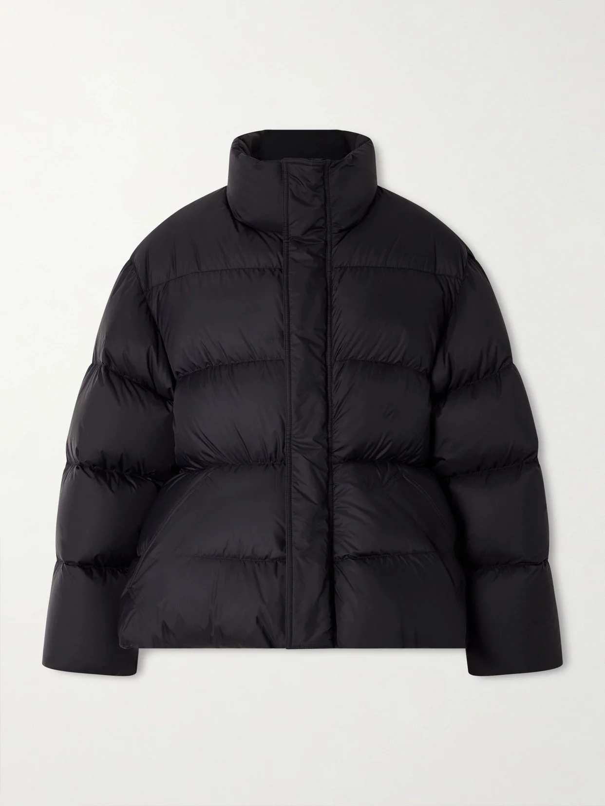 Padded Quilted Ripstop Down Jacket - 1