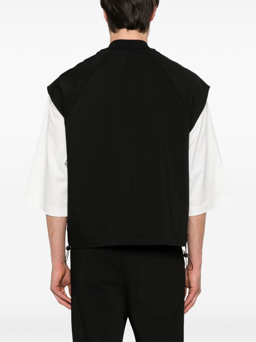 zip-up gilet - 4