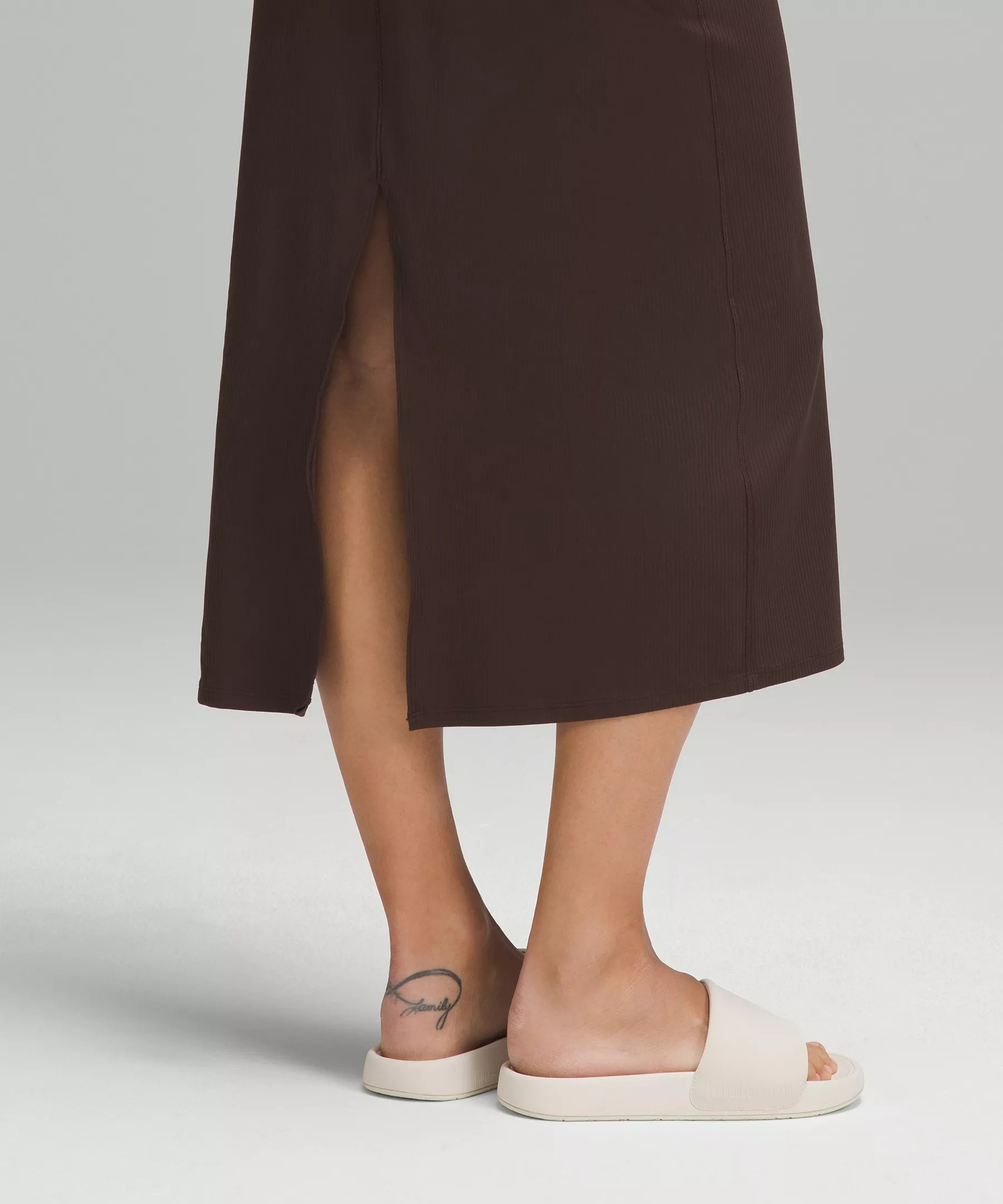 All Aligned Ribbed Midi Dress - 4