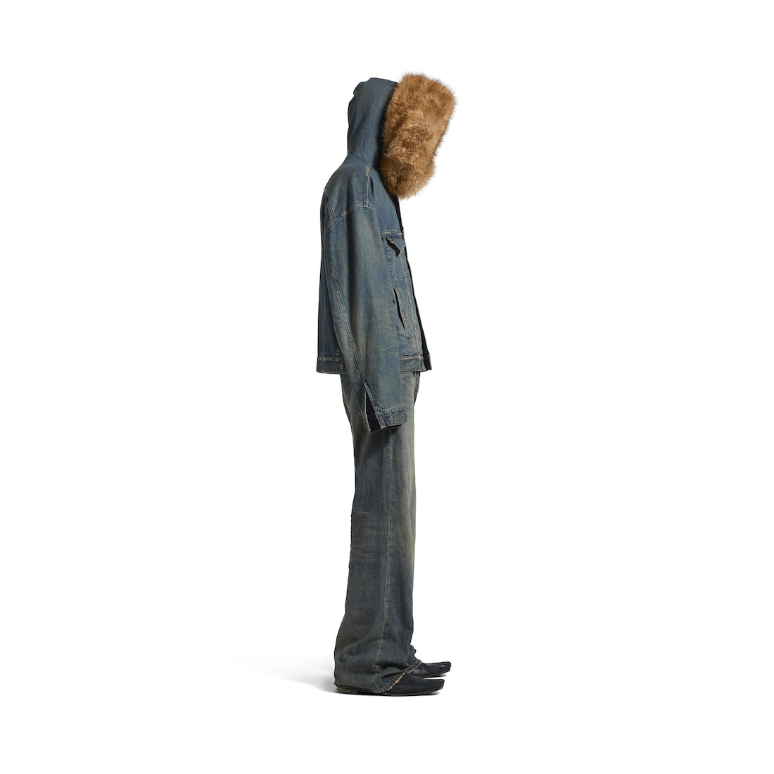Men's Boxy Jacket in Blue - 3