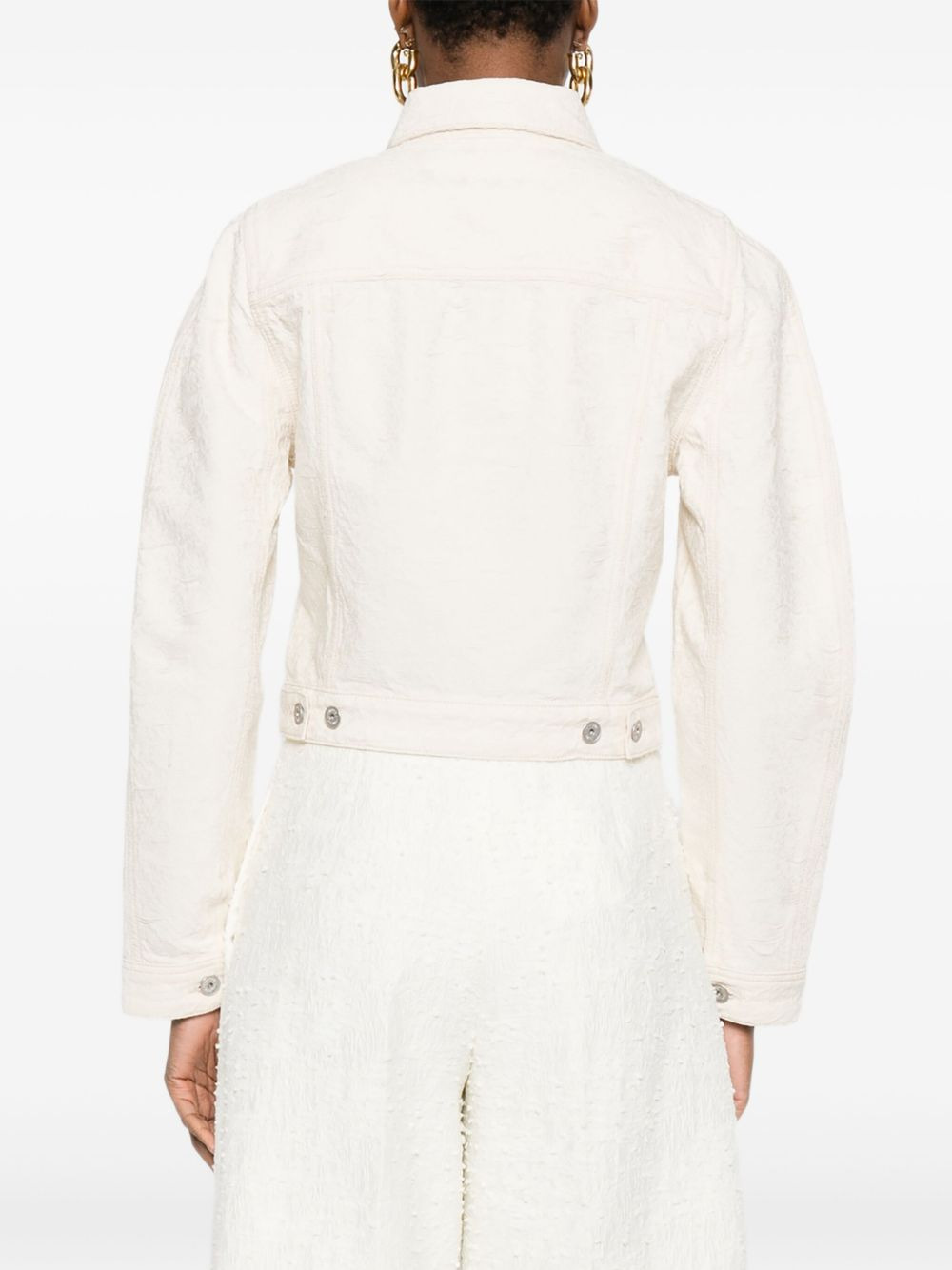 Le Ovalo de-Nîmes cropped jacket - 4