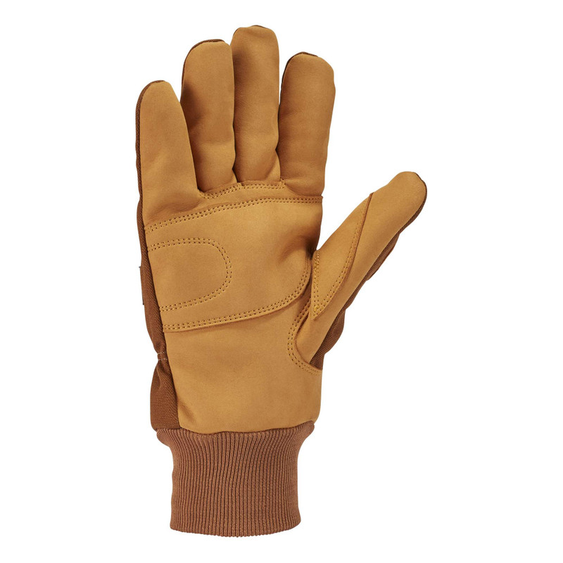 Insulated Duck Synthetic Leather Knit Cuff Glove 3