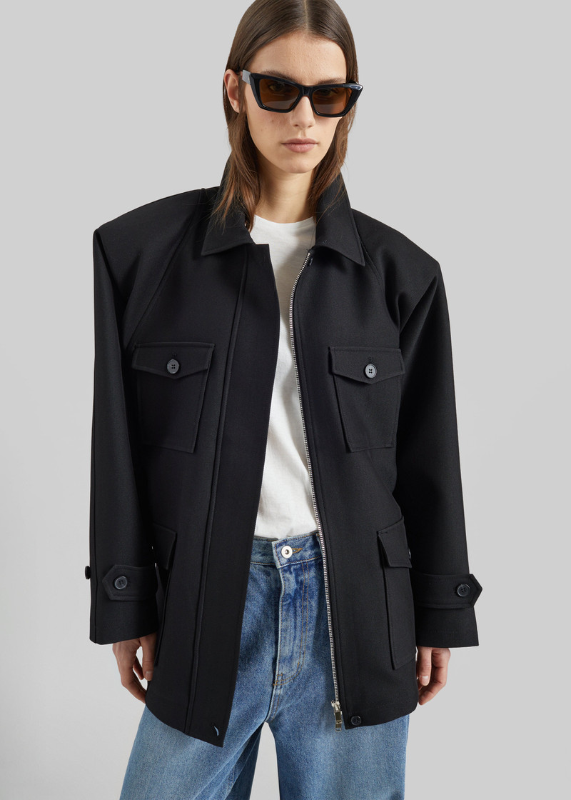Trevose Padded Utility Jacket - Black 6