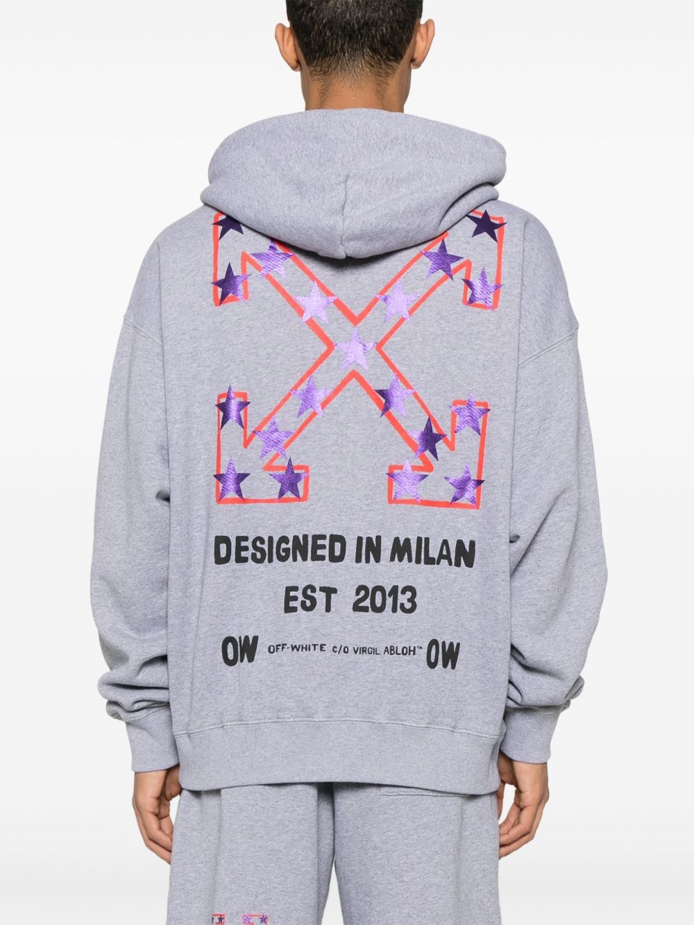logo-print hoodie - 4