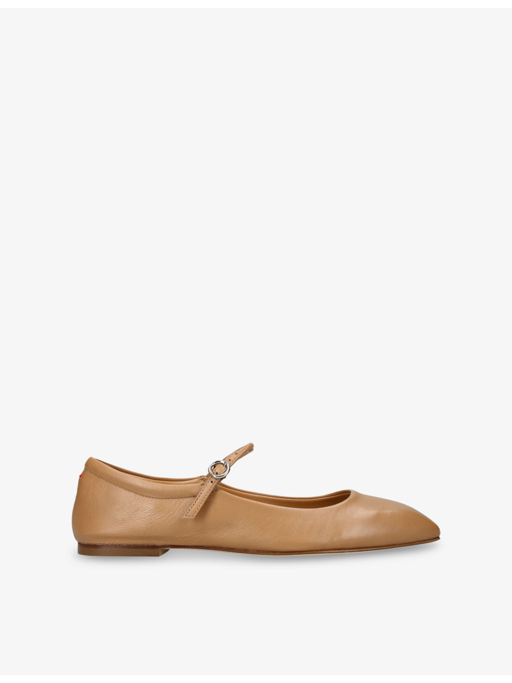 Uma Square-Toe Leather Mary-Jane Shoes - 1