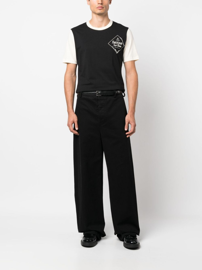 WALES BONNER logo-print short-sleeve T-shirt outlook
