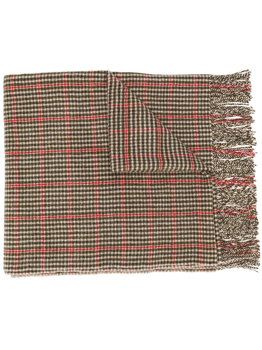 plaid check scarf - 1