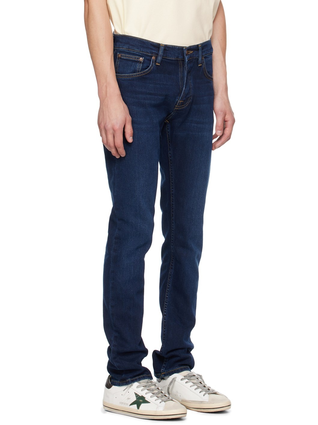 Navy Grim Tim Jeans - 2