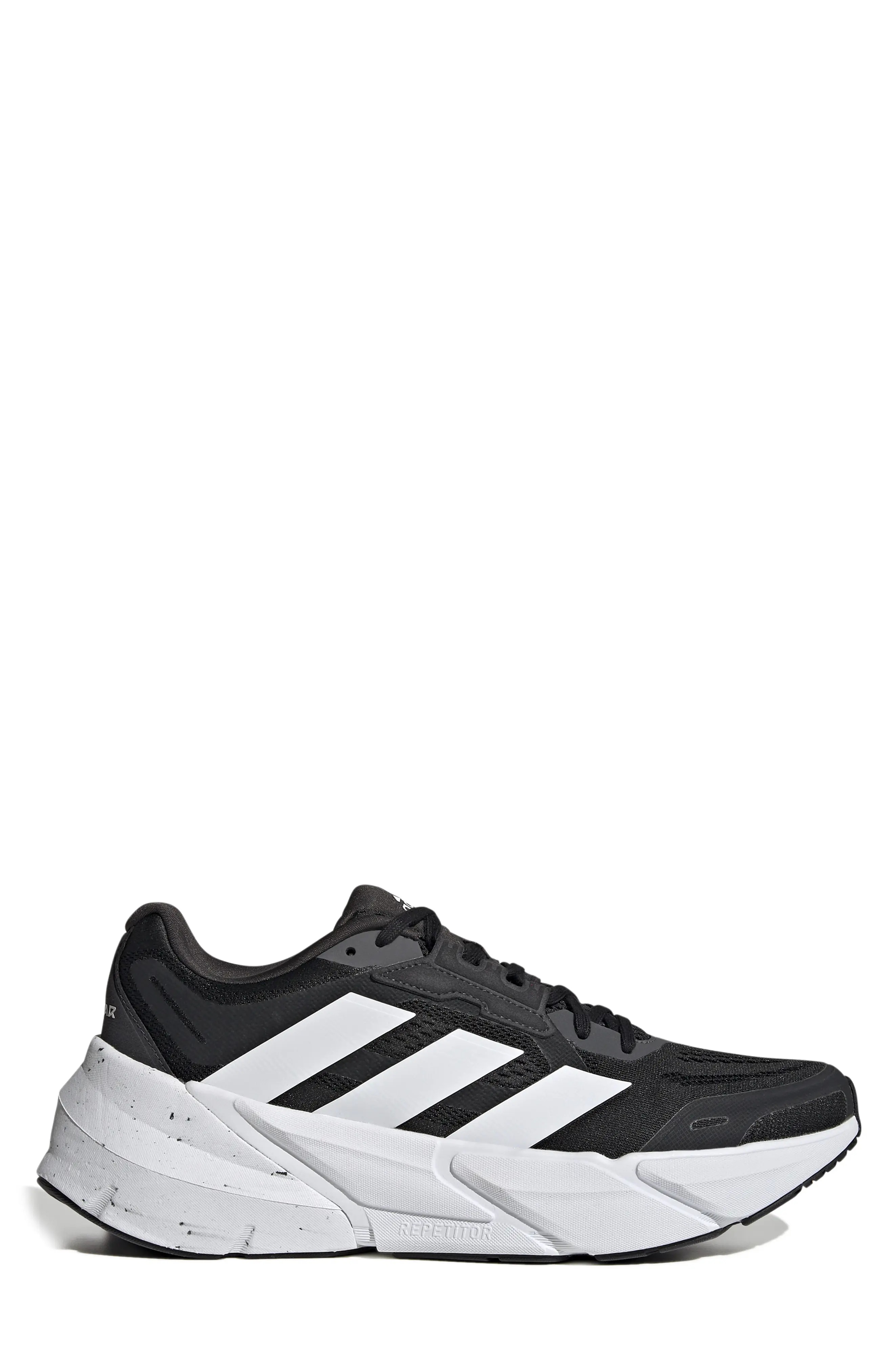 Adilette Tonys Chocolonely Running Shoe in Core Black/Ftwr White/Grey - 3