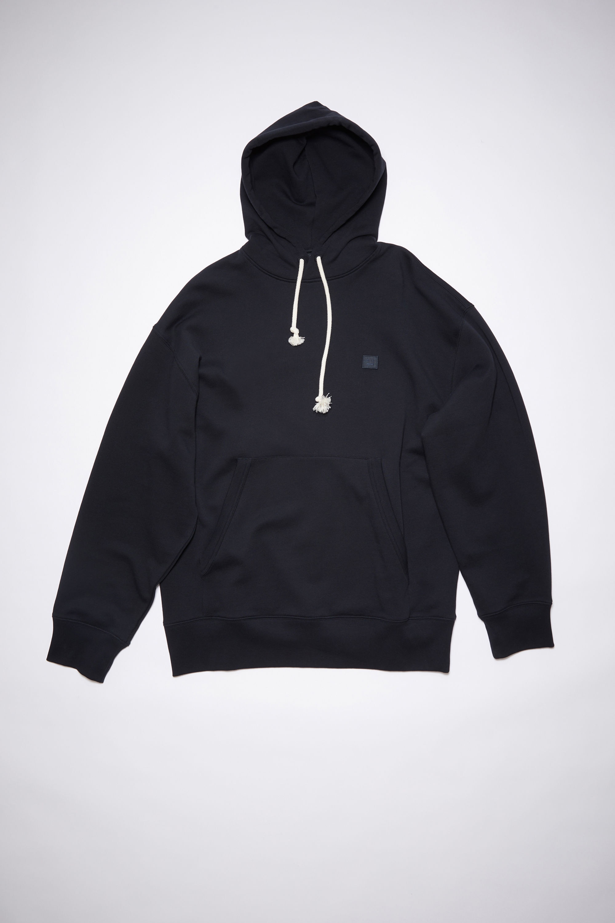 Hooded sweatshirt - Oversized fit - Black - 1