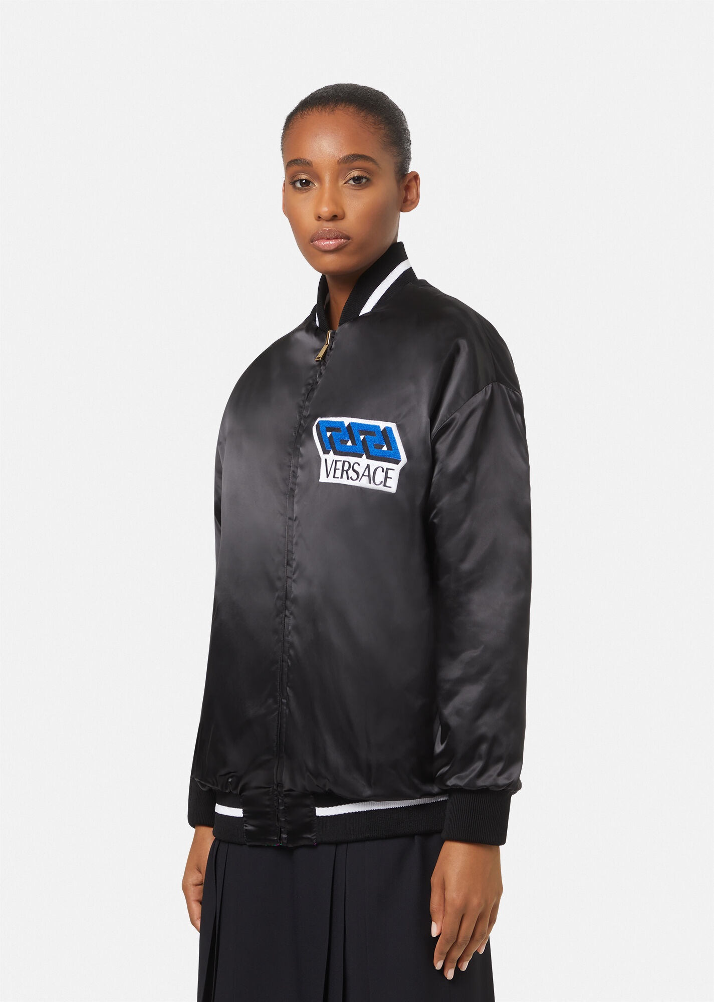 Reversible Medusa Music Silk Jacket - 5
