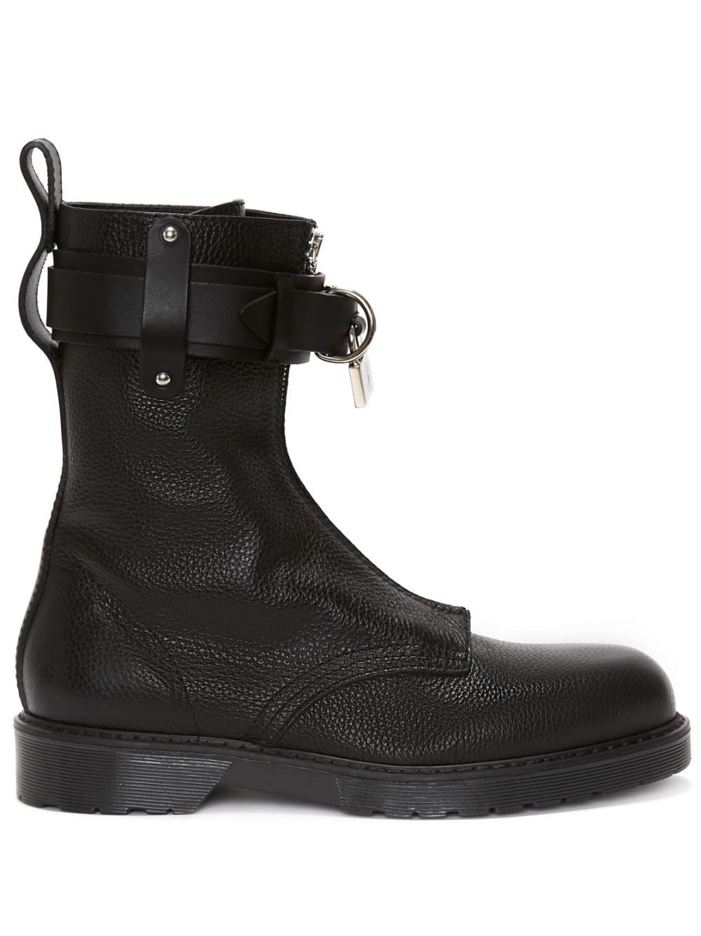 padlock combat boots - 1