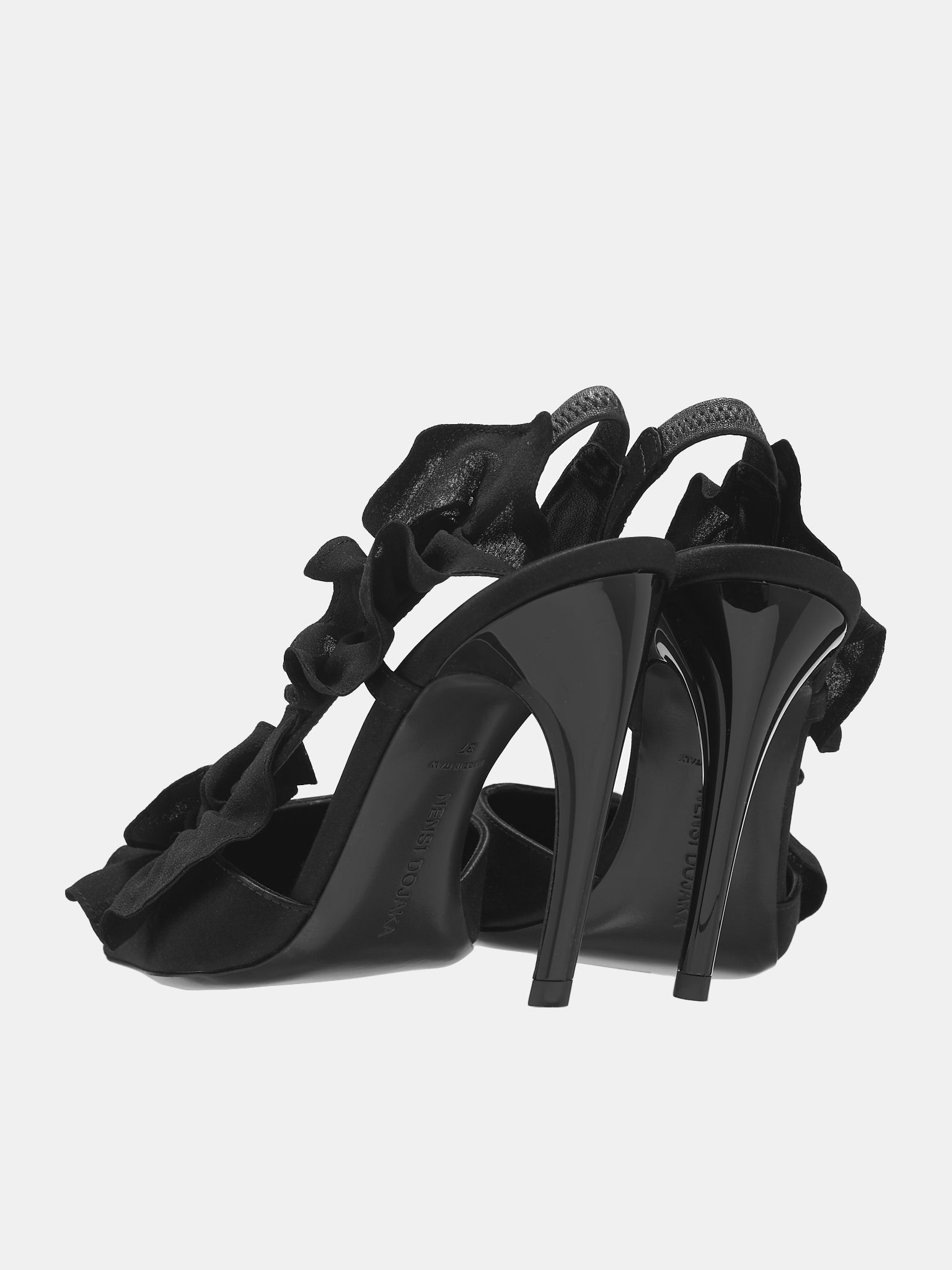 Appliqué Slingback Sandals - 5