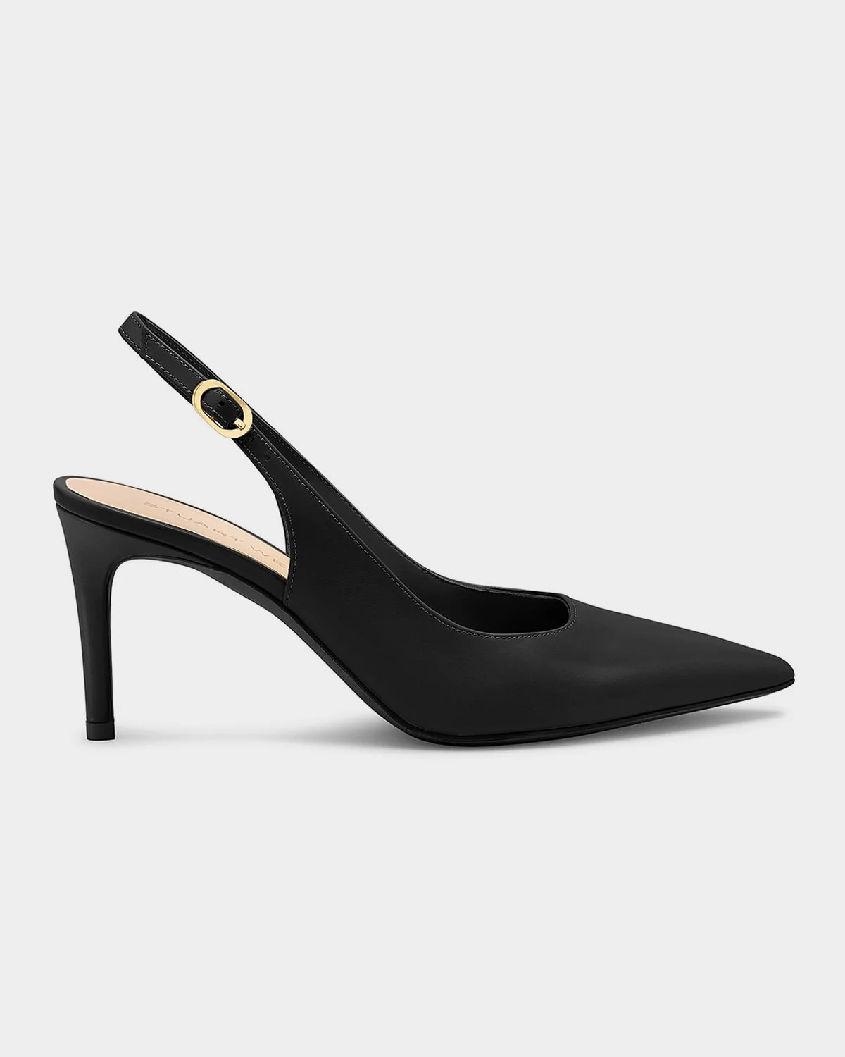 Stuart Leather Slingback Pumps - 1