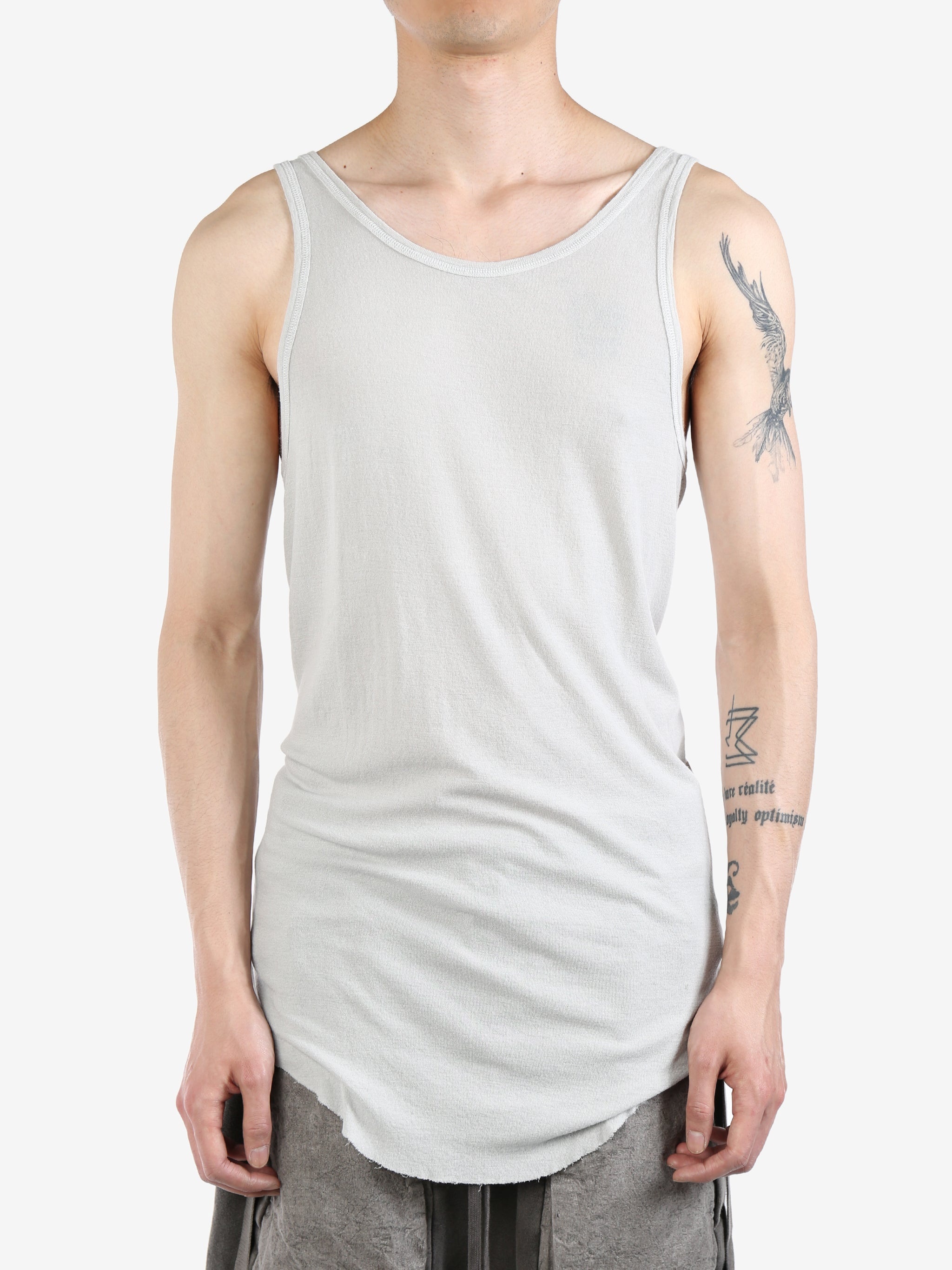 BORIS BIDJAN SABERI Men TANK0.1 F0401T LIGHT GREY - 3