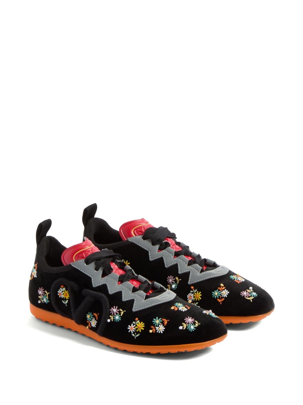 Chromathon velvet sneakers - 2