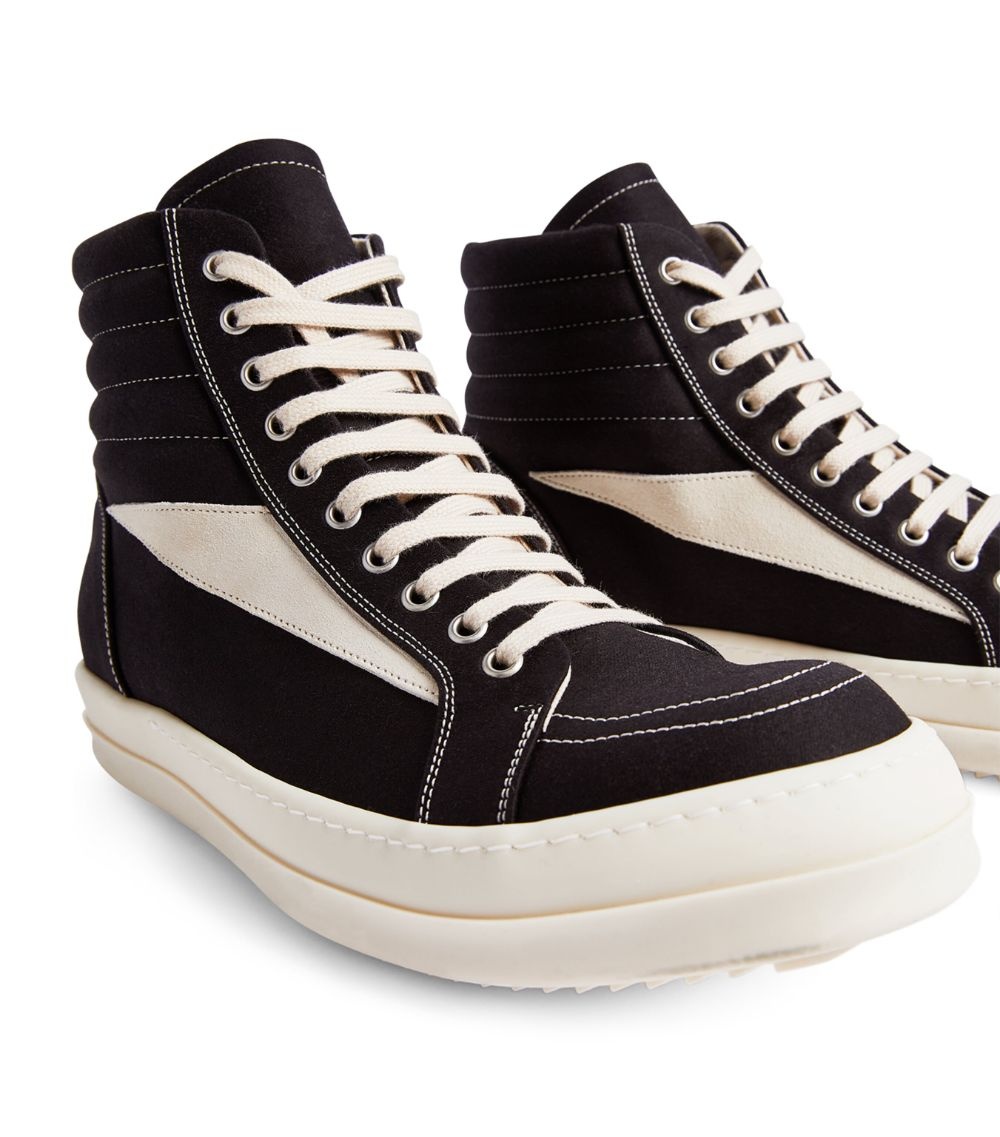 Vintage High-Top Sneakers - 6