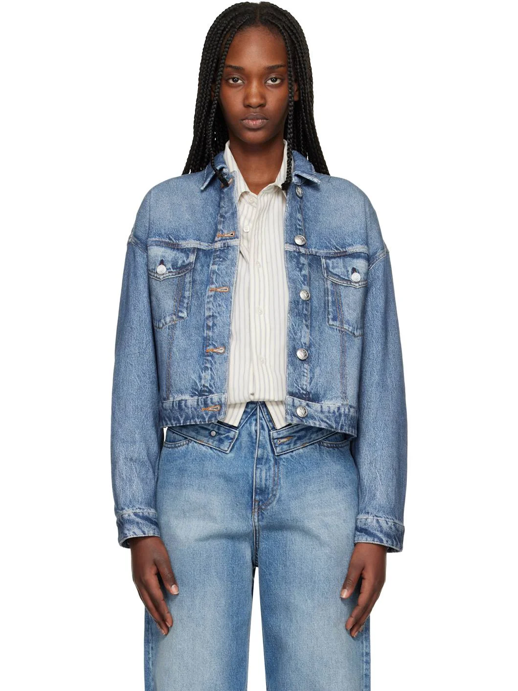 Blue Miramar Trucker Jacket - 1
