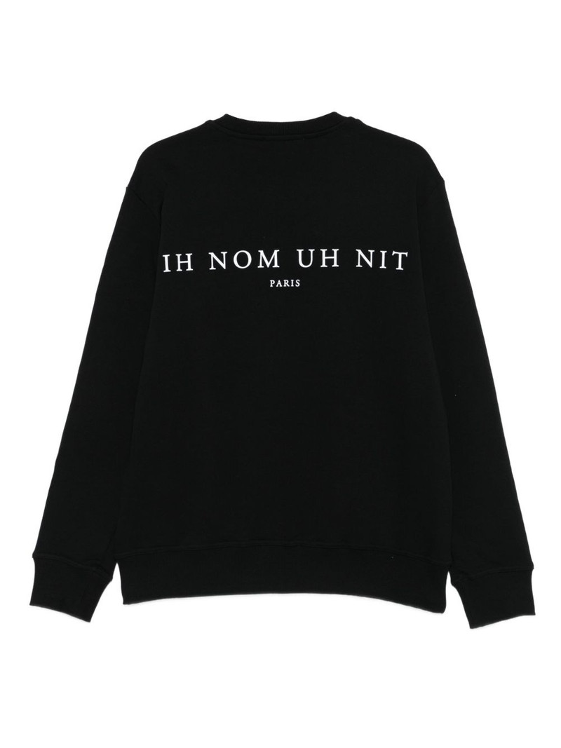 ih nom uh nit graphic-print sweatshirt outlook
