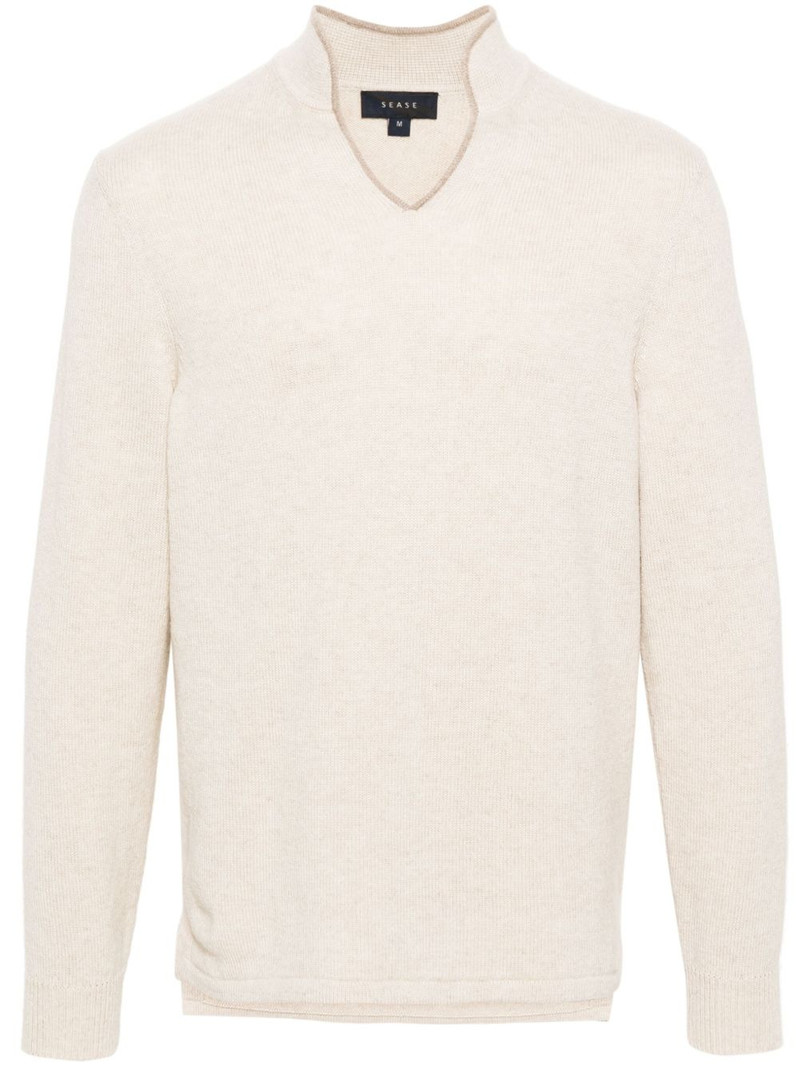 fine-knit cashmere jumper 1
