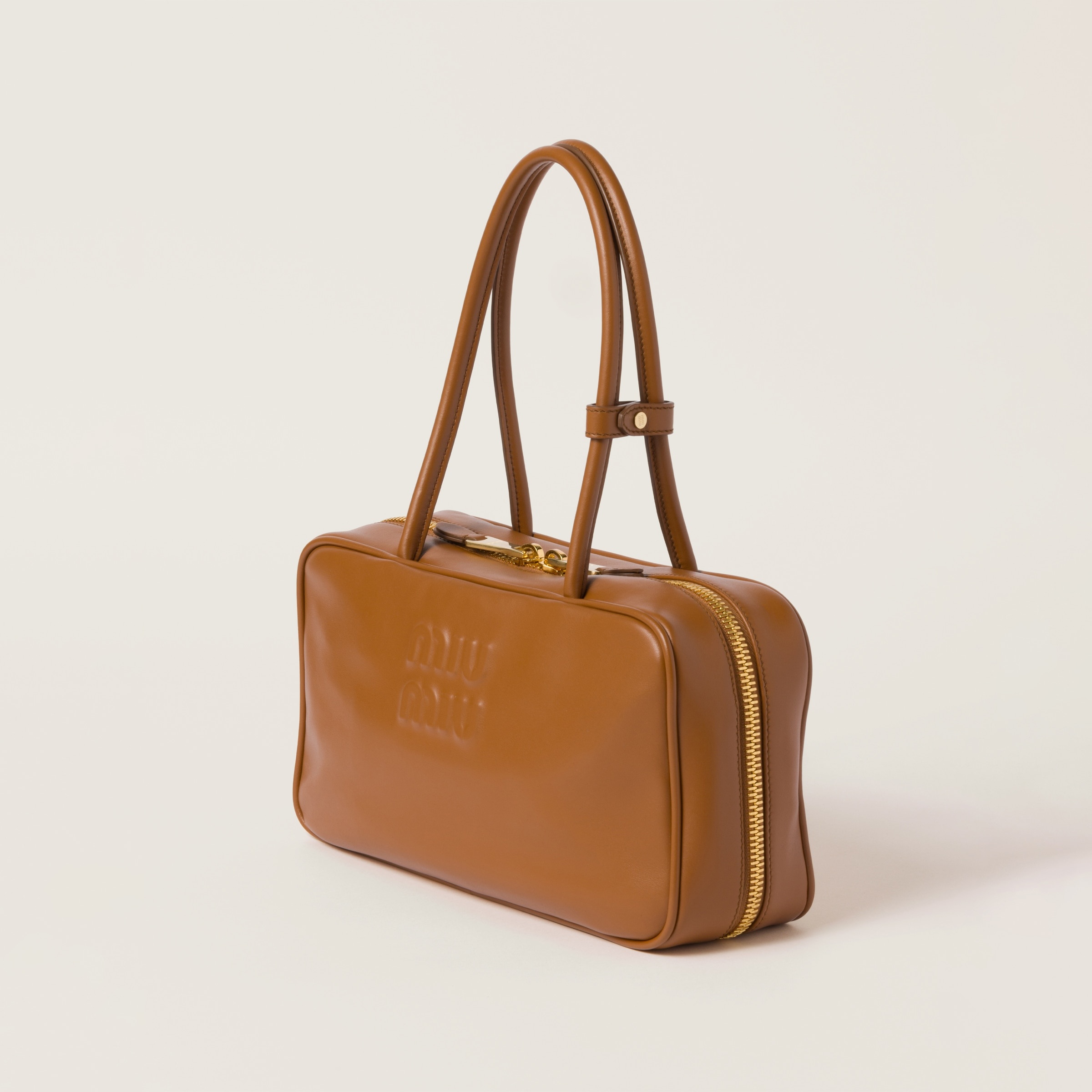Beau leather top-handle bag - 3