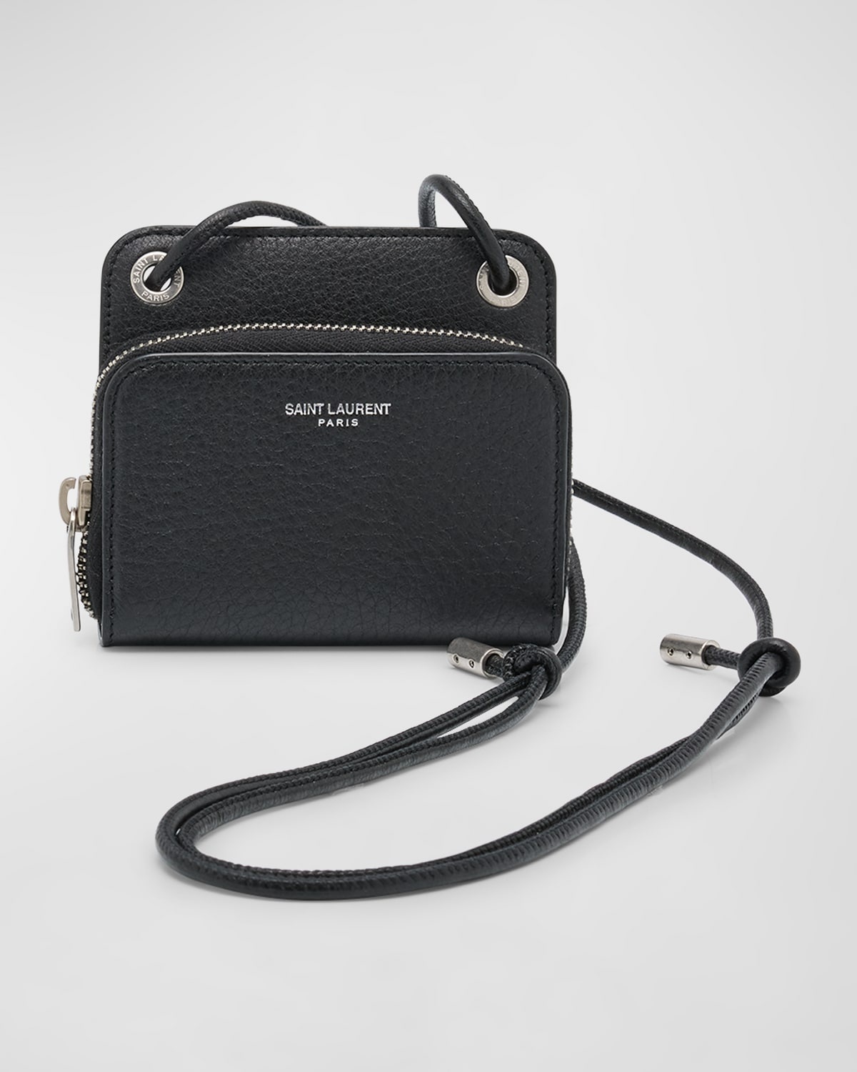 Men's Small Leather Crossbody Bag - 1