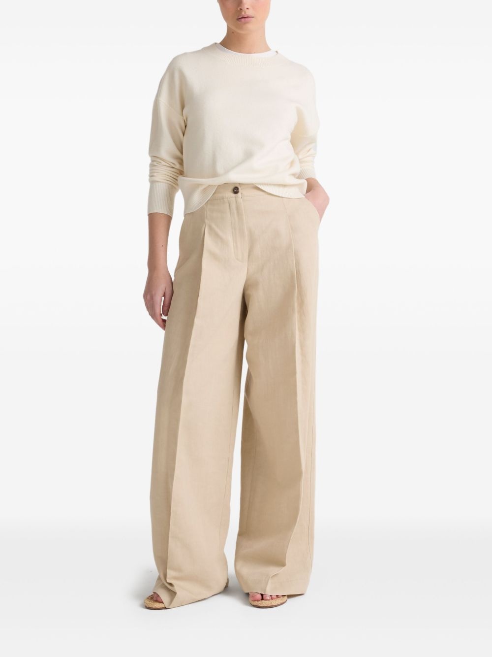pressed-crease trousers - 2