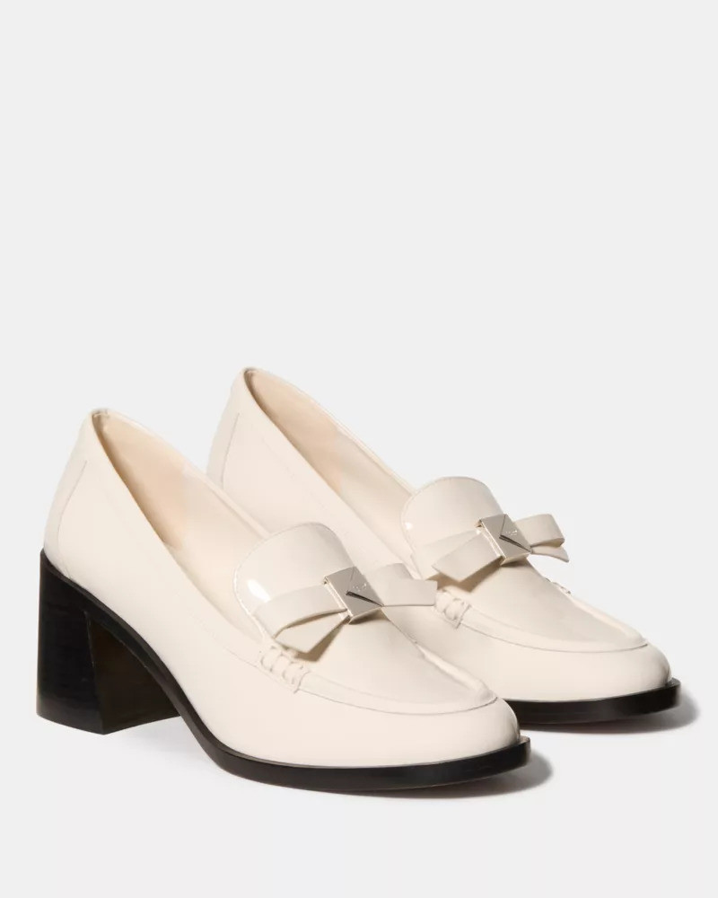kate spade Deco Bow Heeled Loafer outlook