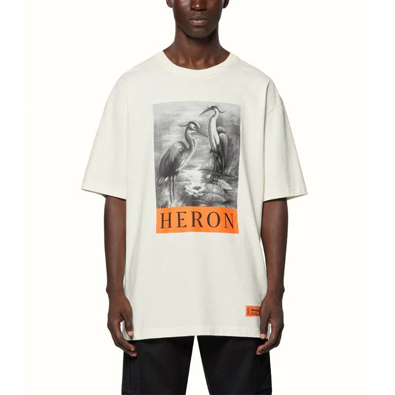 HERON PRESTON Heron T-shirt 'White' HMAA026C99JER0010110 3
