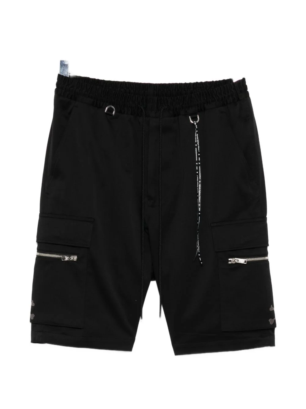 logo-embroidered cargo shorts - 1