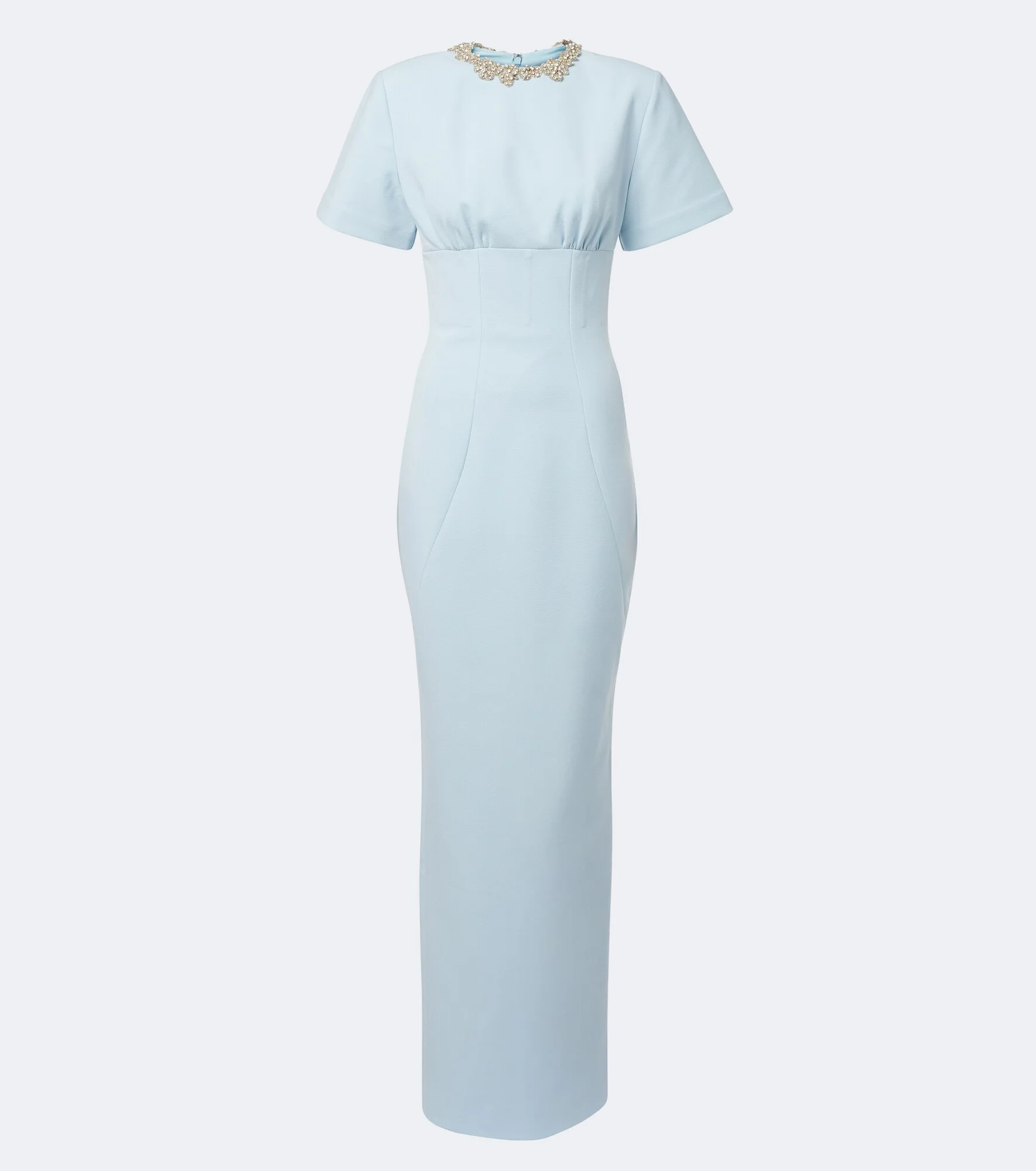 Dovetta embellished crêpe corset gown - 1