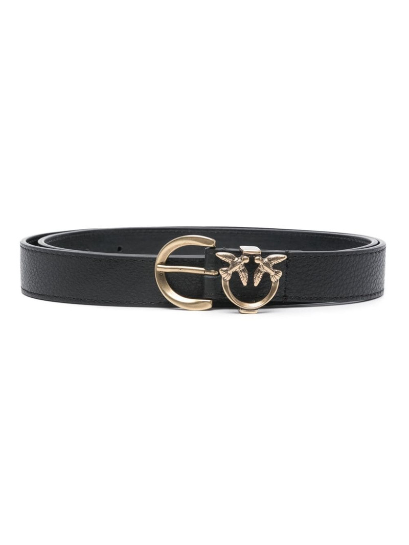 Love Birds-buckle leather belt 1