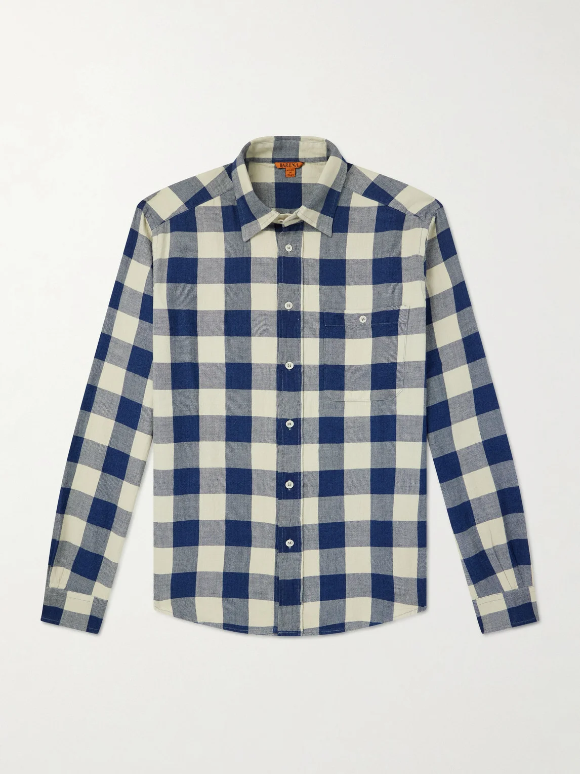 Checked Cotton-Twill Shirt - 1