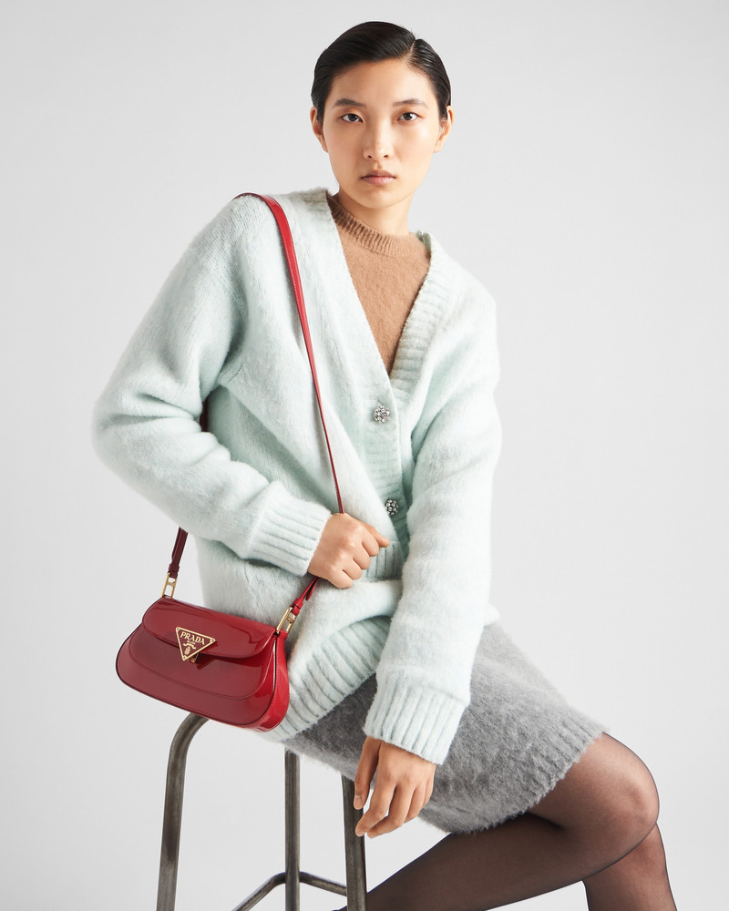 Patent leather shoulder bag 8