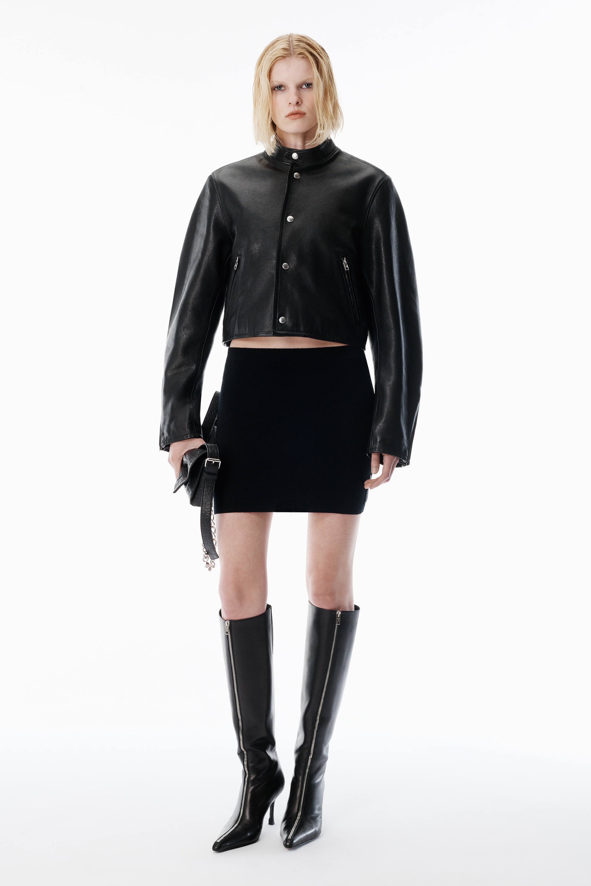 Black Leather Vera boot - 3