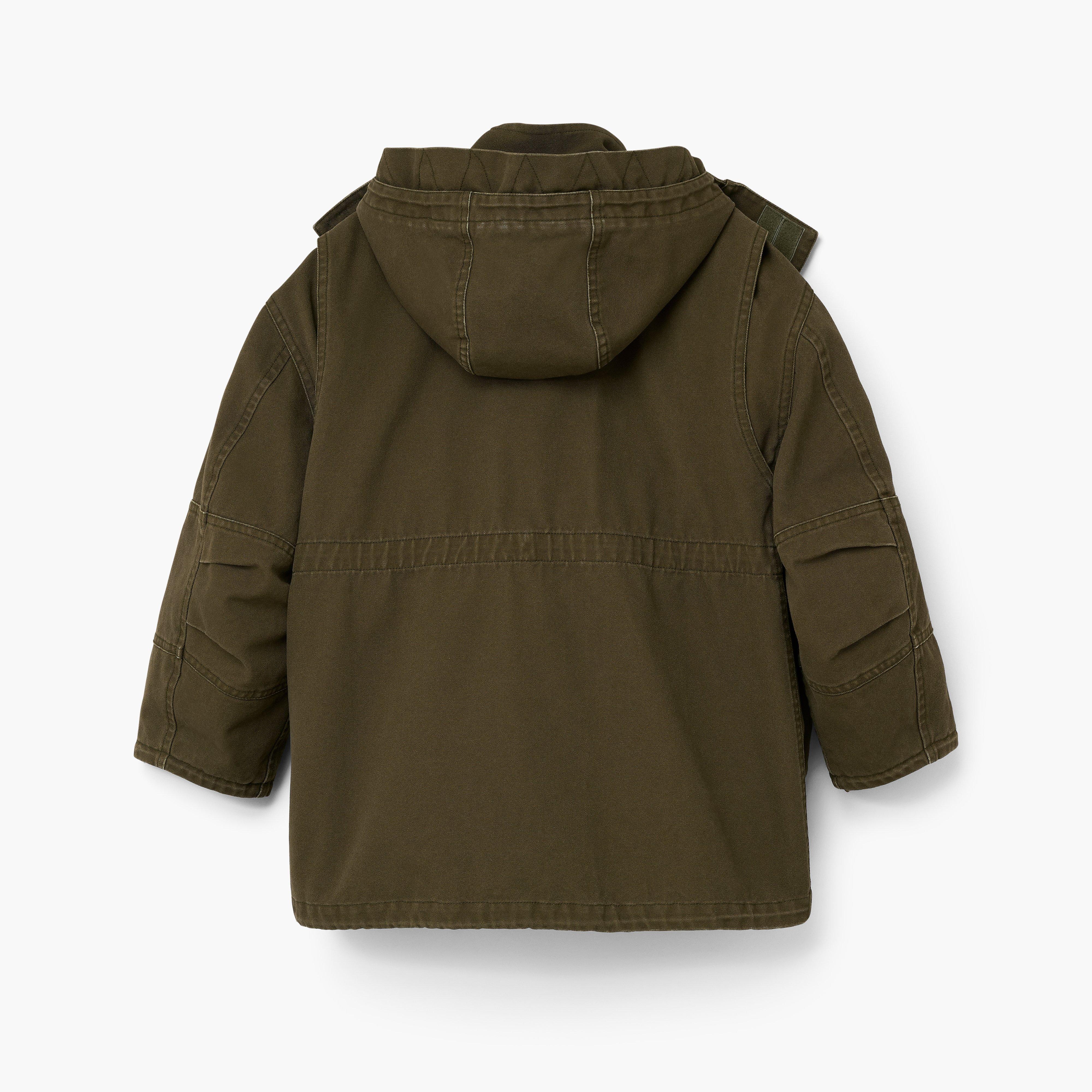 OVERSIZED CARGO CANVAS JACKET - 5