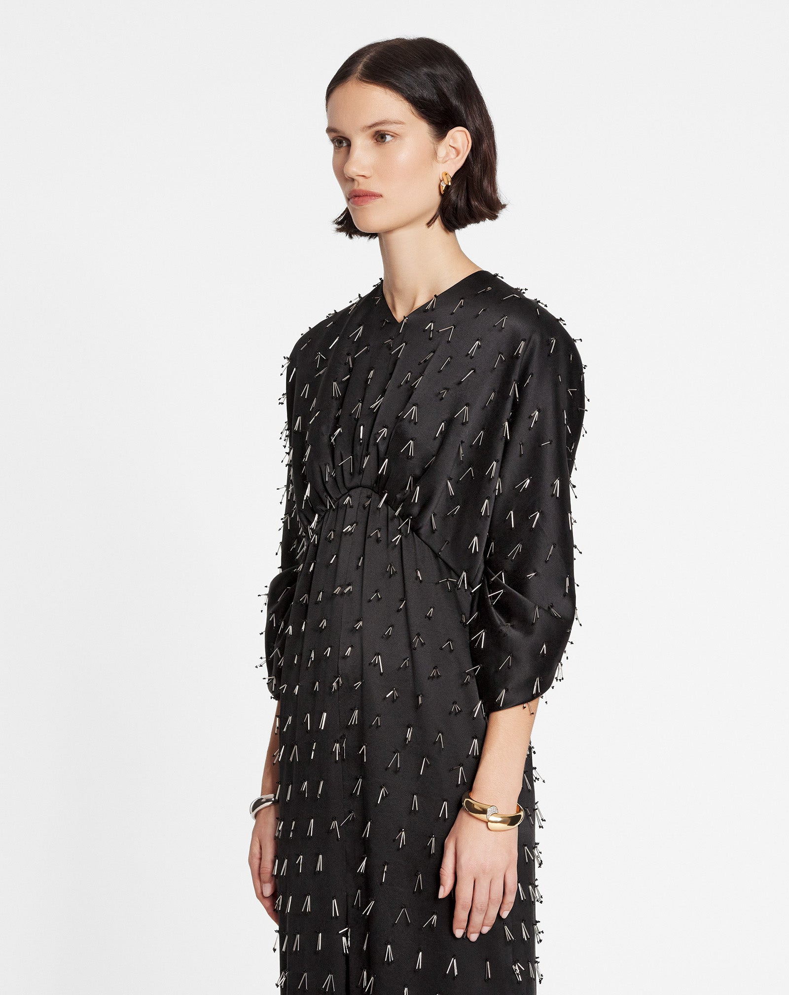 LONG EMBROIDERED DRESS - 3