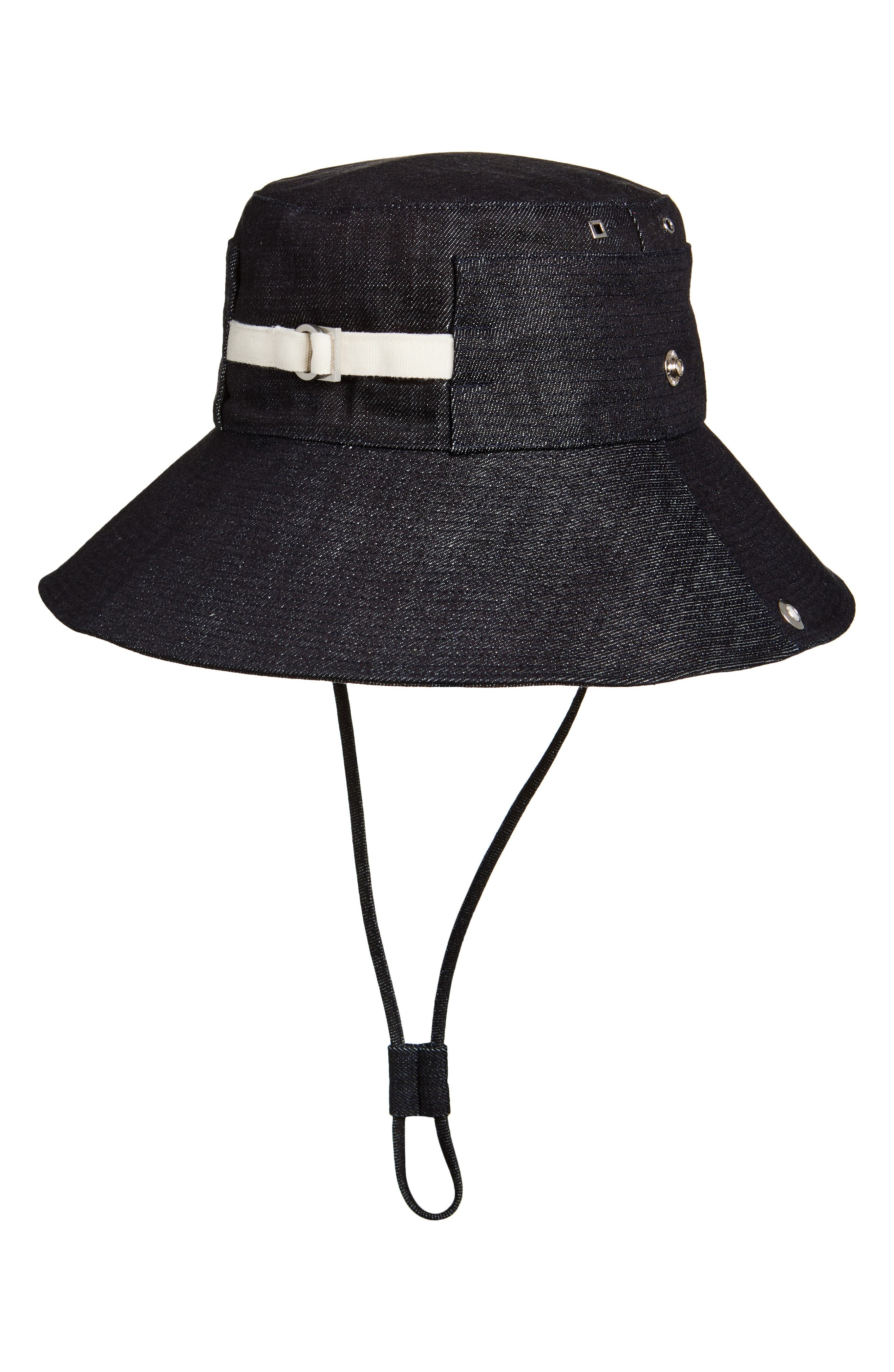 Jacquemus Le Bob de-Nîmes Denim Bucket Hat in Navy 380 at Nordstrom - 2