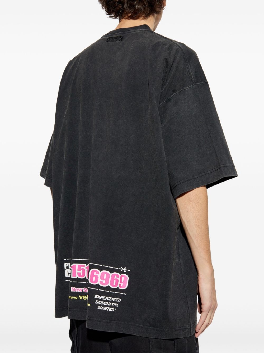 text-print T-shirt - 4