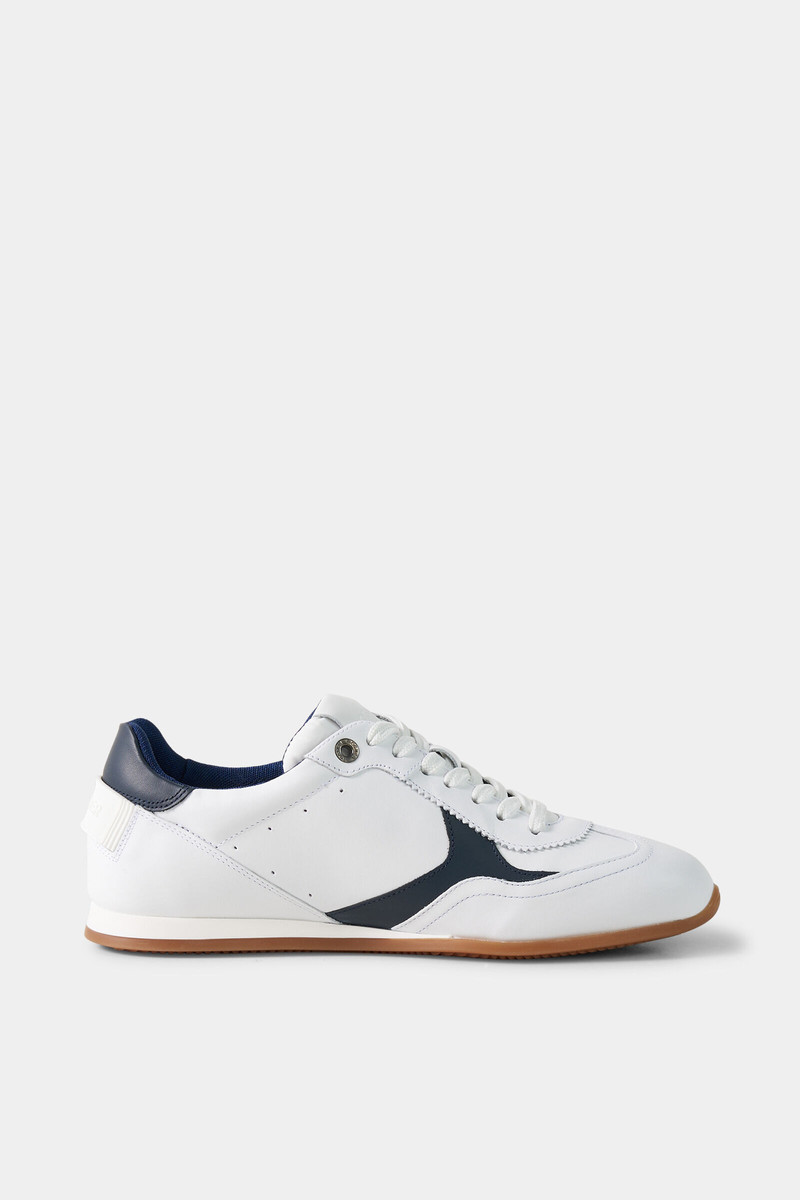 BOGNER Monza sneaker in White/navy blue outlook