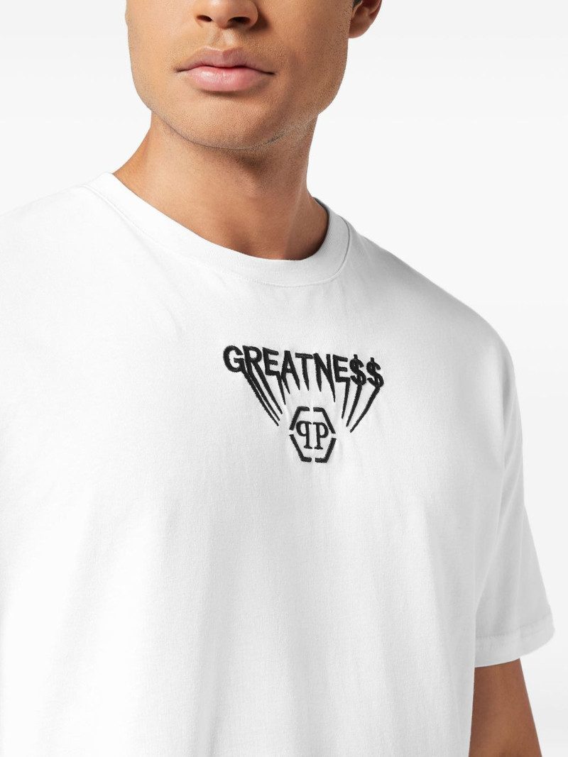 embroidered-logo T-shirt 4