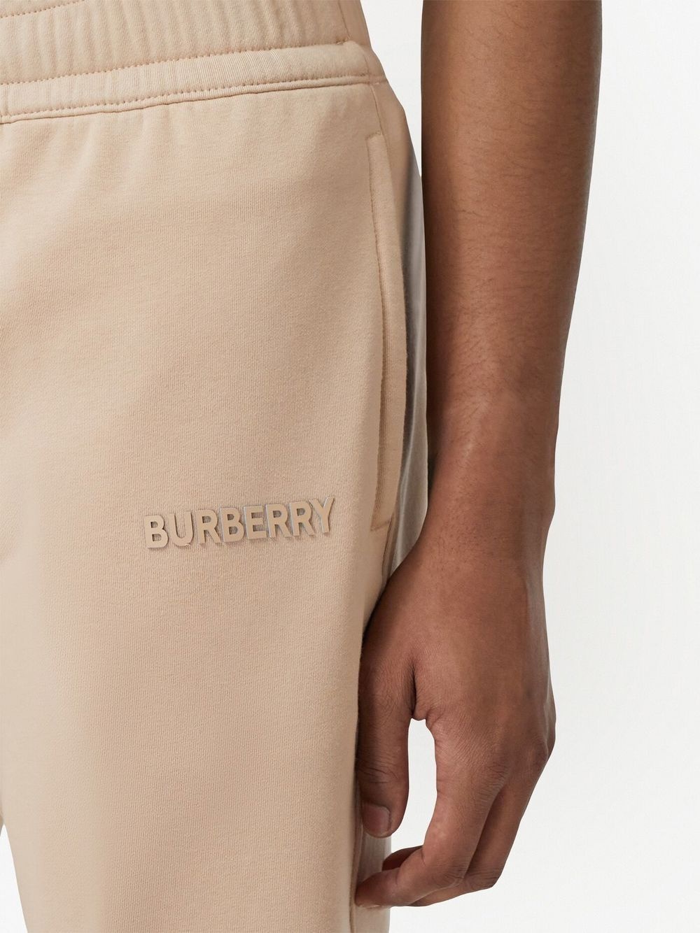 logo-print stretch-cotton track trousers - 5