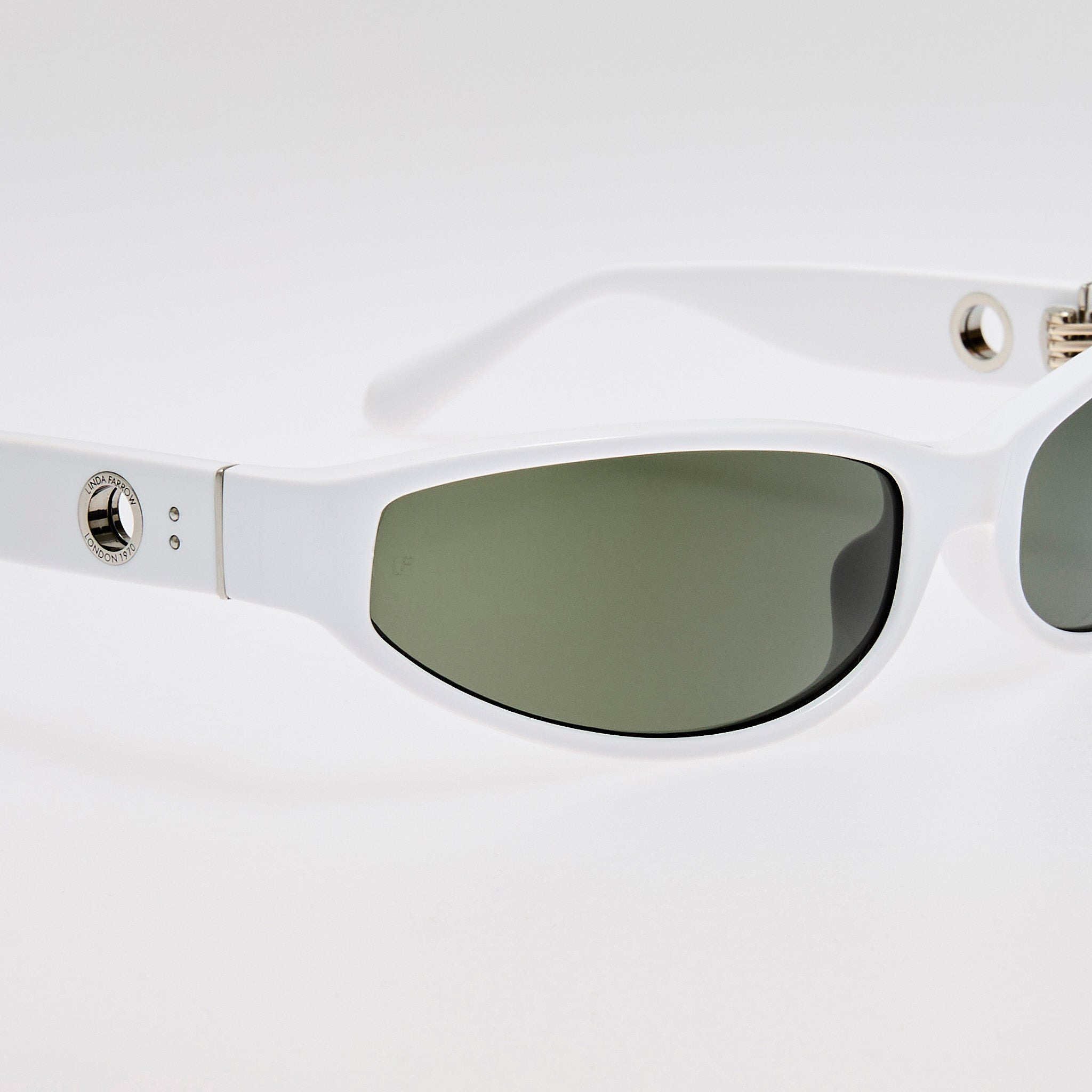 Etain Sunglasses in White - 3