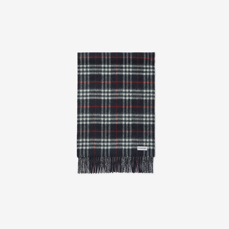 Check Cashmere Reversible Scarf 5